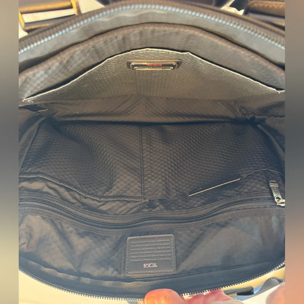 TUMI Men's Alpha Bravo Earle Compact Briefcase